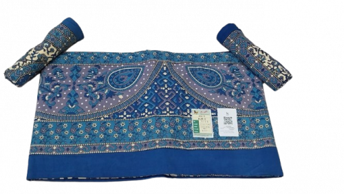BEDSHEET JAIPUR PRINTED 90X108 2 PILLOW COVER